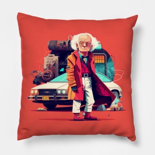 Back to the future Doc Brown Pillow