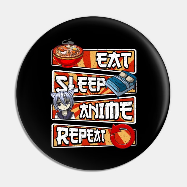 Eat Sleep Anime Repeat Cute Anime Obsessed Pin by theperfectpresents