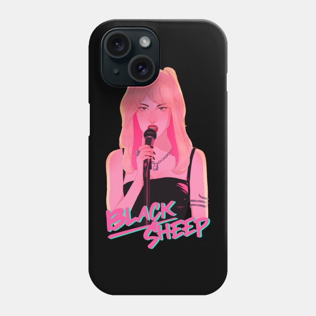 Black Sheep Phone Case by Howelixir 