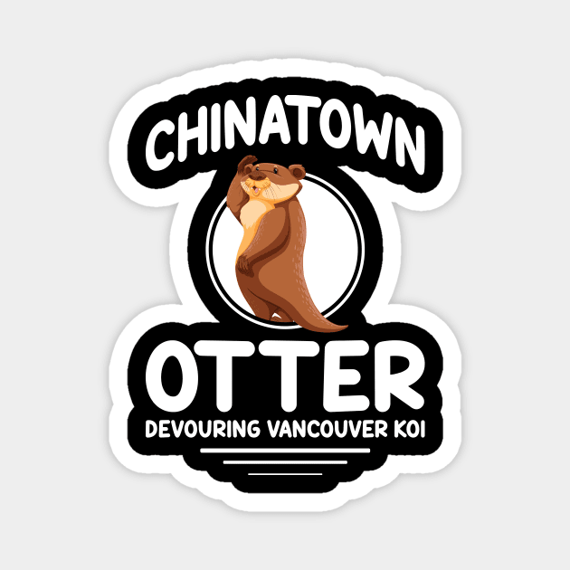Chinatown Otter Magnet by Imutobi