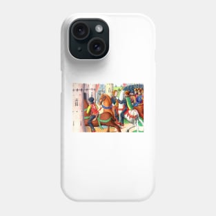 The capture of Joan of Arc by the Burgundians. Phone Case