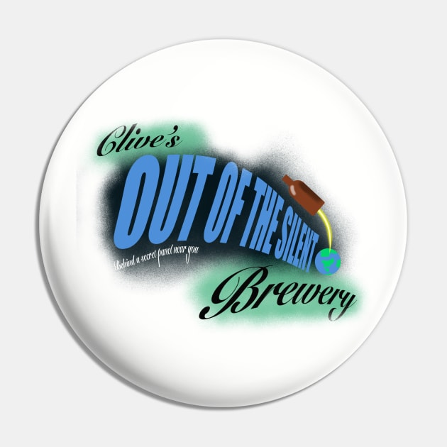 Out of the Silent Brewery Pin by Popoffthepage