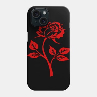 red rose Phone Case