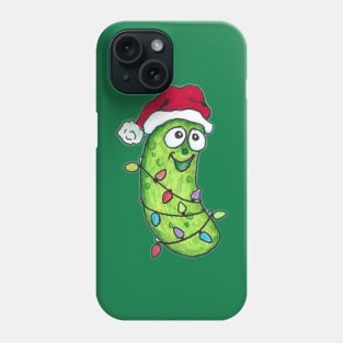 Christmas pickle Phone Case