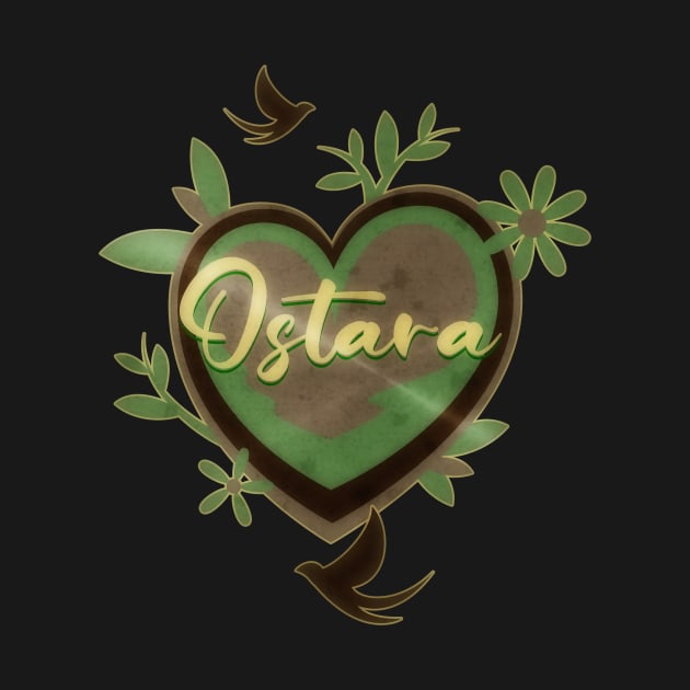 Ostara Nature Heart Design by Ravens Nest Egg