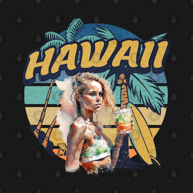 80s Retro Vintage Hawaii by ReaverCrest