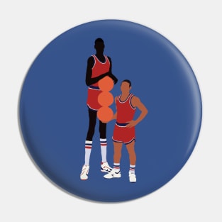 Manute Bol and Muggsy Bogues Pin