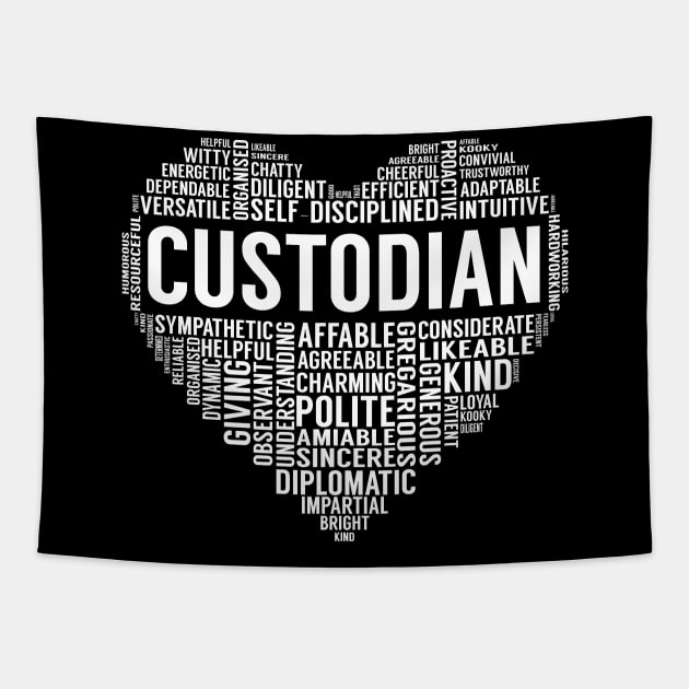 Custodian Heart Tapestry by LotusTee