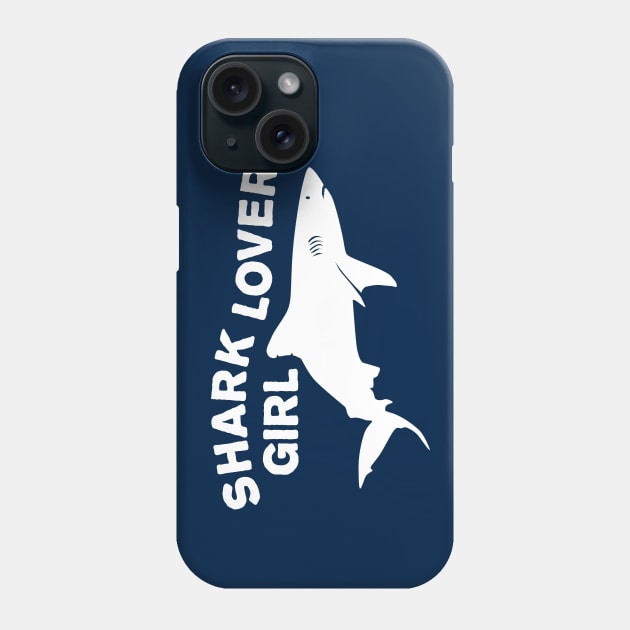 Shark lover girl Phone Case by TMBTM