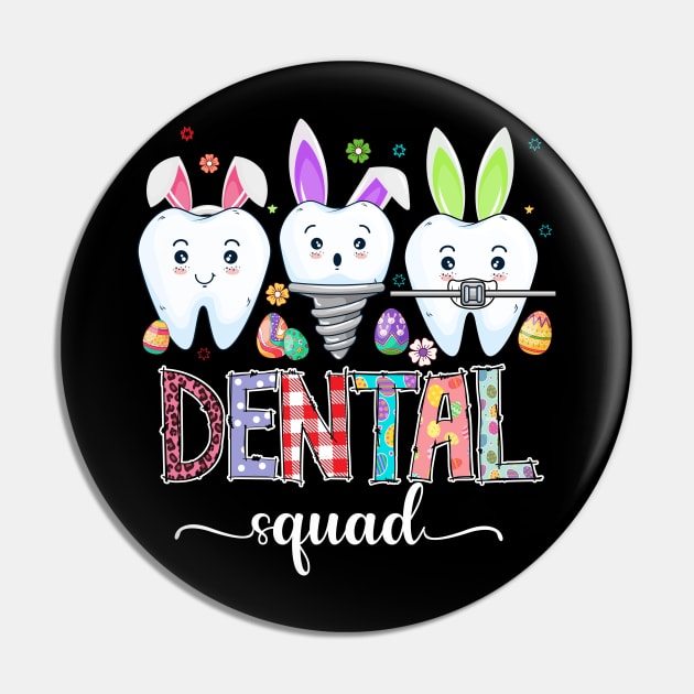 Dental Squad Easter Day, Easter Dentist Crew, Dental Life, Easter Bunny Rabit, Happy Easter Day Pin by artbyhintze