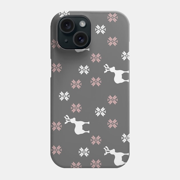 Winter themed repeatable pattern Phone Case by SooperYela