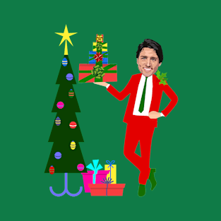 christmas tree justin trudeau T-Shirt