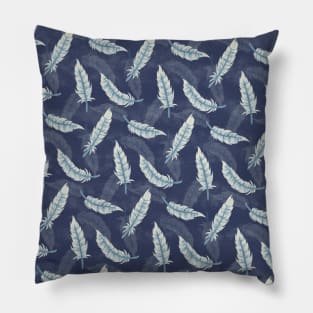 Scattered feathers (in the dark) Pillow
