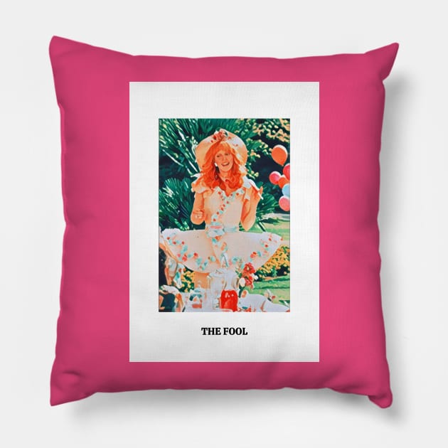 The Fool Tarot Card - Shelley Long Pillow by Hoydens R Us