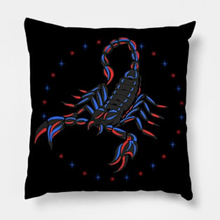 In the sign of Scorpio Pillow