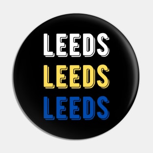 Leeds Leeds Leeds Pin