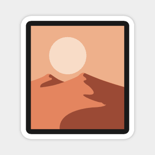 Abstract Desert art Magnet