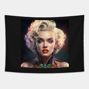 Space Age Marilyn Monroe Tapestry