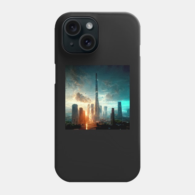 Future Cities Series Phone Case by VISIONARTIST