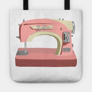 Pink Sewing Machine Tote