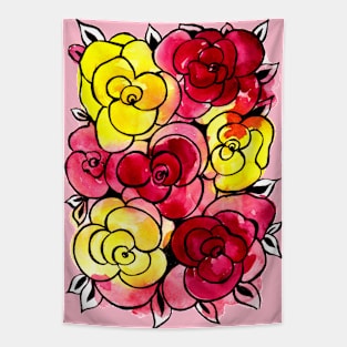 Flower Pattern Tapestry