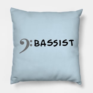 Bassist (black) Pillow