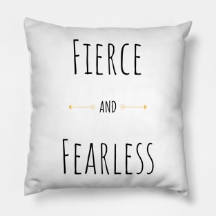 Fierce And Fearless Strong Woman Gifts Pillow