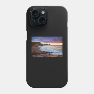 Mumbles Lighthouse, Bracelet Bay, Swansea Phone Case