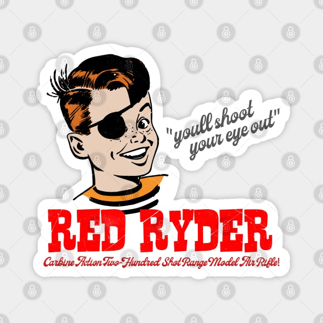 THE Red Ryder BB Gun Magnet by Watson Creations