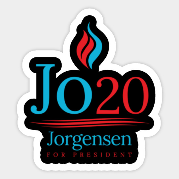 Jo Jorgensen For President Jo 20 Flame Logo Jo Jorgensen Sticker Teepublic