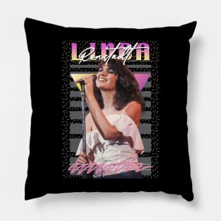 Linda Ronstadt Retro Aesthetic Fan Art Pillow