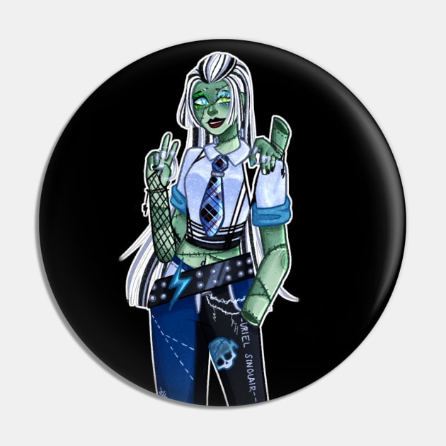 Frankie Stein Pin by withurie