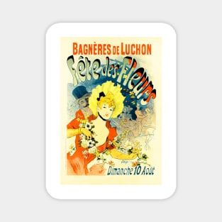 FETE DES FLEURS French Floral Festival in Bagneres de Luchon Advertisement Magnet