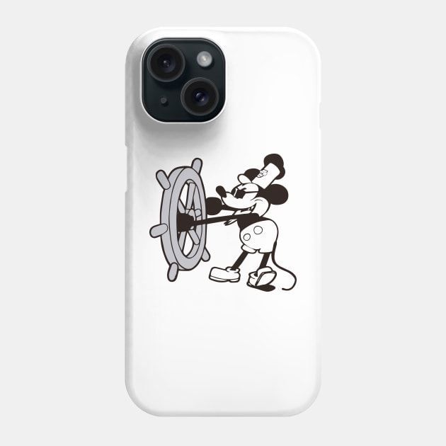 Pirate Steamboat Willie (Front and back) Phone Case by Producer