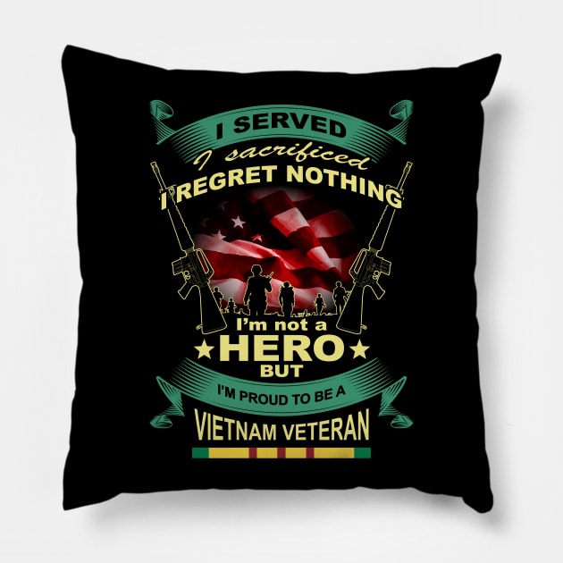 Vietnam Hero Pillow by triggerleo