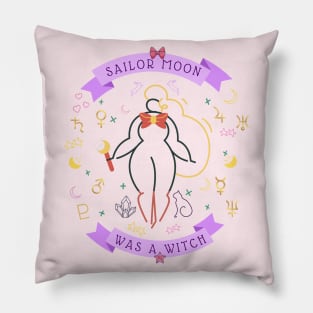 Sailor Moon Was a Witch! Pillow