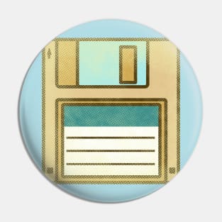 Floppy disc retro Pin