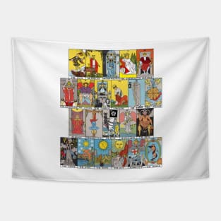 Major Arcana Tarot Cards Tapestry