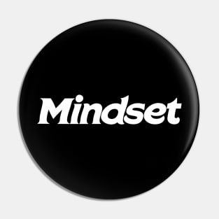 Mindset white wavy Pin