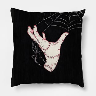 haunted wednesday's Thing fanart Pillow