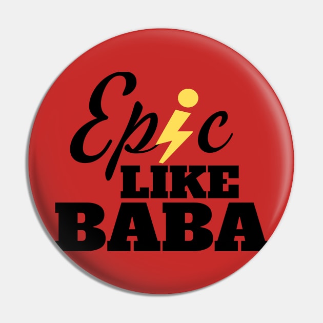 Epic Like Baba Father Arabic Pin by PROUDHERITAGE