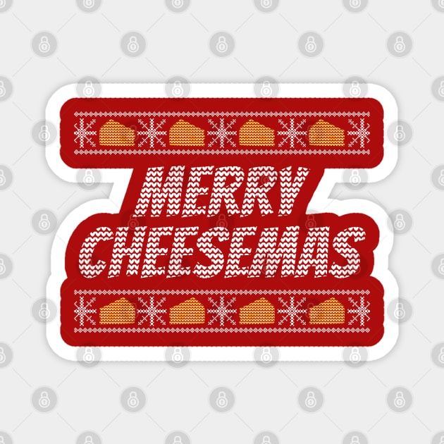 Merry Cheesemas Magnet by LunaMay