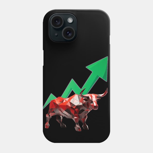 stock market bull Phone Case by GAGO5