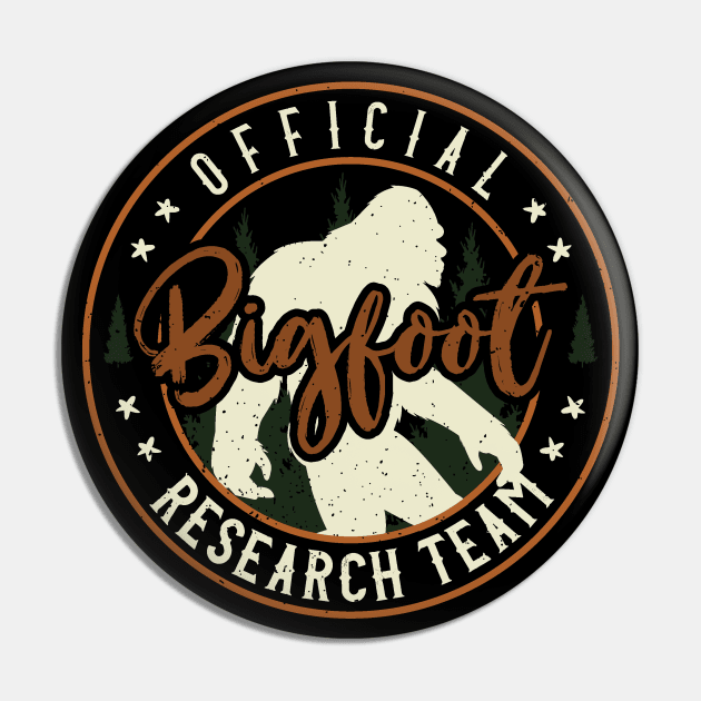 Bigfoot research team Pin by Tesszero