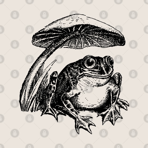 A Nature-Inspired Wonderland of Fantasy, Frogs and Fungi in Grunge and Goblincore Land by Ministry Of Frogs
