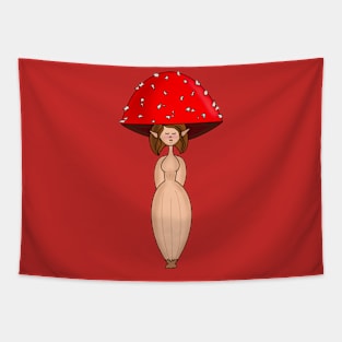 Mushroom fairy Tapestry