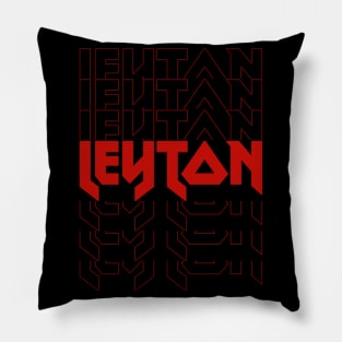 IRON TEXT || LEYTON Pillow