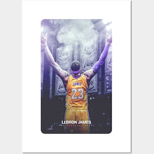 Lebron James Poster Art Board Print for Sale by meadejames