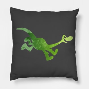 Dinosaur Inspired Silhouette Pillow