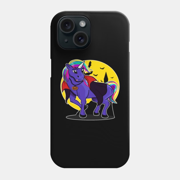 Halloween Unicorn- Phone Case by Xizin Gao